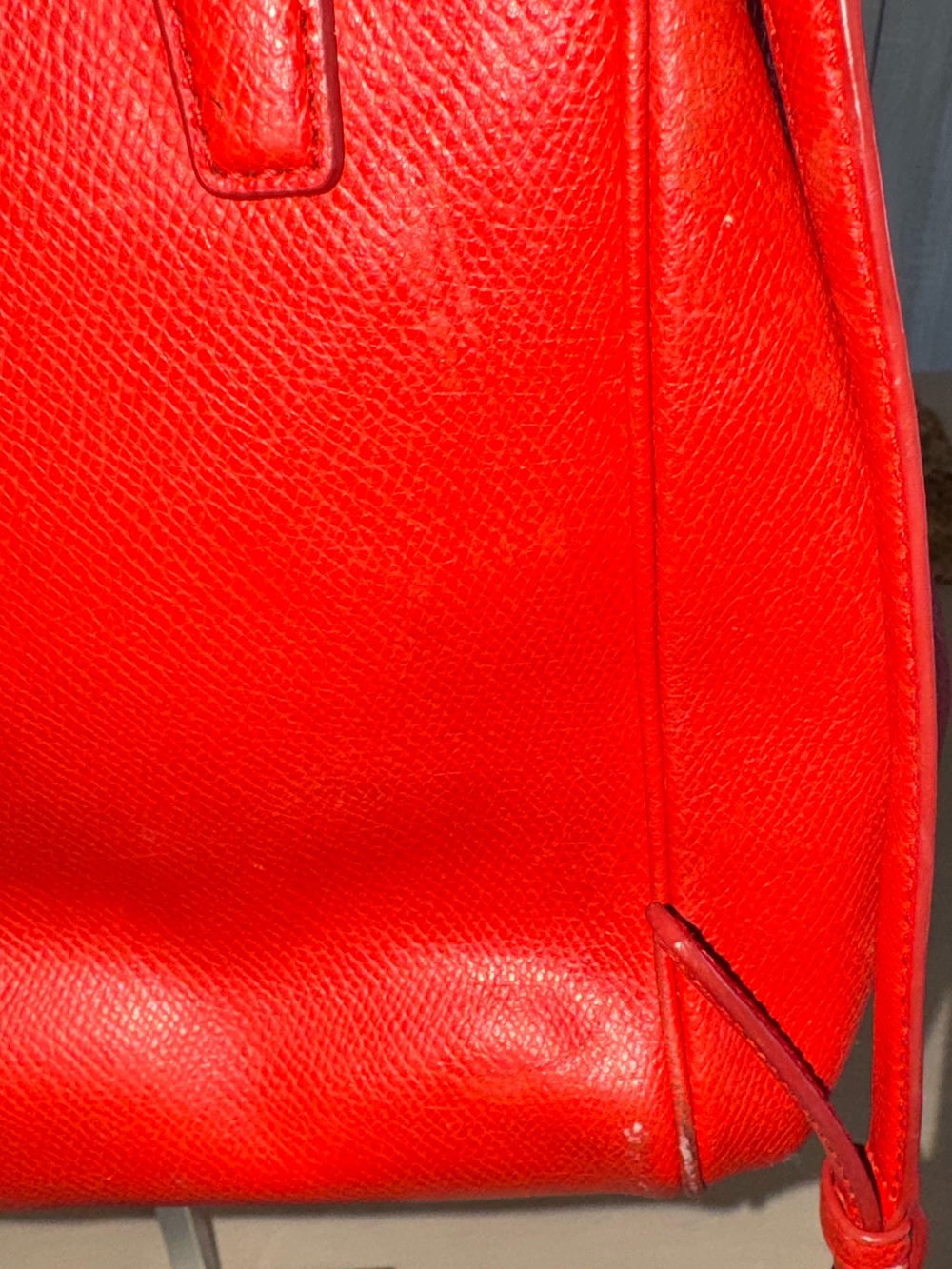 Coach Minetta Leather Crossbody Satchel Tote Bag-HARD TO FIND Cardinal Red! - Picture 13 of 16